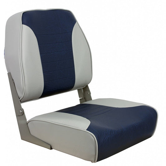 Springfield Economy Multi - Color Folding Seat - Grey/Blue - Marine Parts OnlyBoat OutfittingSpringfield Marine