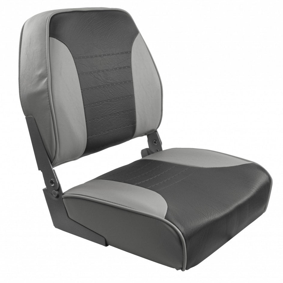 Springfield Economy Multi - Color Folding Seat - Grey/Charcoal - Marine Parts OnlyBoat OutfittingSpringfield Marine