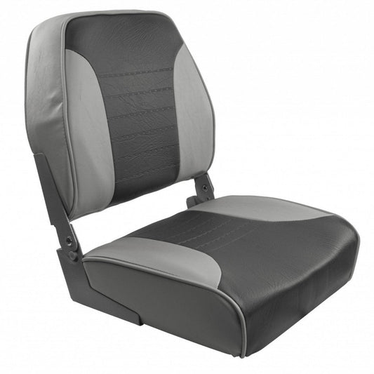 Springfield Economy Multi - Color Folding Seat - Grey/Charcoal - Marine Parts OnlyBoat OutfittingSpringfield Marine