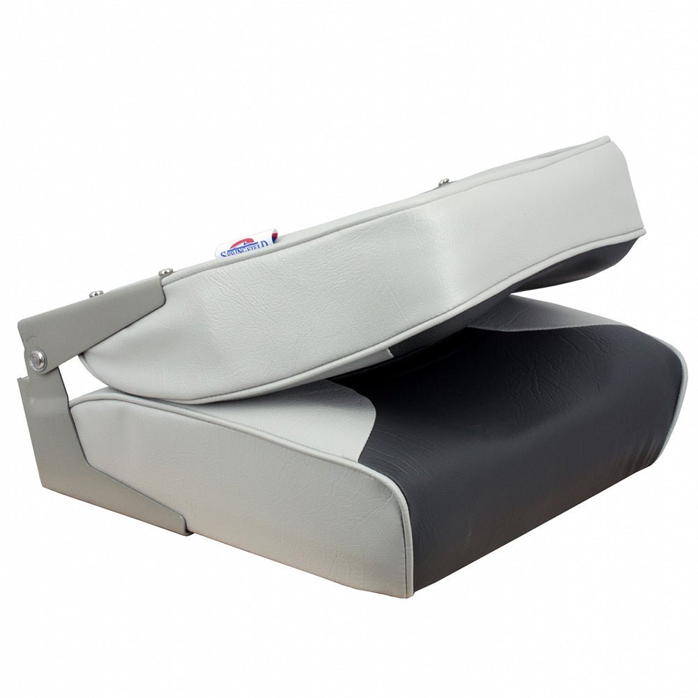 Springfield Economy Multi - Color Folding Seat - Grey/Charcoal - Marine Parts OnlyBoat OutfittingSpringfield Marine