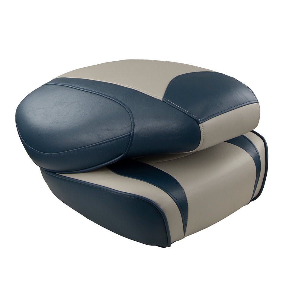 Springfield Fish Pro High Back Folding Seat - Blue/Grey - Marine Parts OnlyBoat OutfittingSpringfield Marine