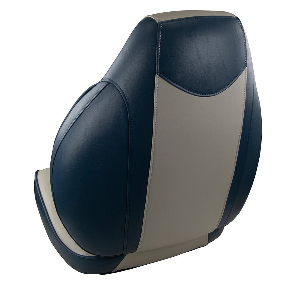 Springfield Fish Pro High Back Folding Seat - Blue/Grey - Marine Parts OnlyBoat OutfittingSpringfield Marine