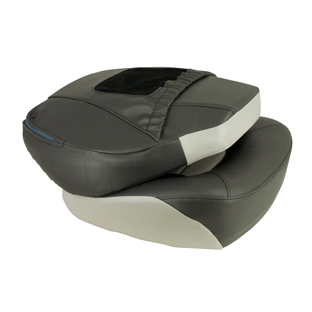Springfield Fish Pro Mid Back Folding Seat - Charcoal/Grey - Marine Parts OnlyBoat OutfittingSpringfield Marine