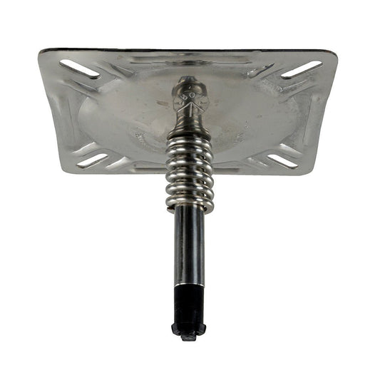Springfield KingPin&trade; 7" x 7" Seat Mount w/Spring - Polished - Marine Parts OnlyBoat OutfittingSpringfield Marine