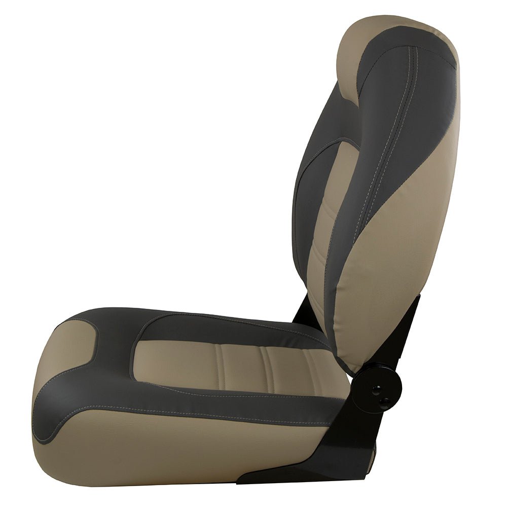 Springfield OEM Series Folding Seat - Charcoal/Tan - Marine Parts OnlyBoat OutfittingSpringfield Marine