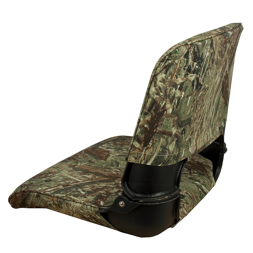 Springfield Skipper Premiun Folding Seat - Mossy Oak Duck Blind w/Black Shell - Marine Parts OnlyBoat OutfittingSpringfield Marine