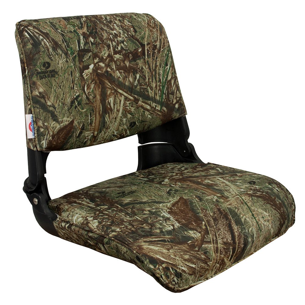 Springfield Skipper Premiun Folding Seat - Mossy Oak Duck Blind w/Black Shell - Marine Parts OnlyBoat OutfittingSpringfield Marine
