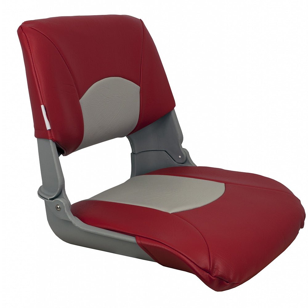 Springfield Skipper Standard Seat Fold Down - Grey/Red - Marine Parts OnlyBoat OutfittingSpringfield Marine
