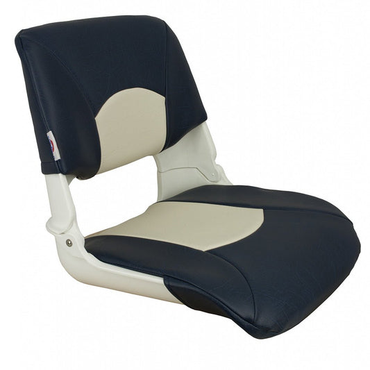 Springfield Skipper Standard Seat Fold Down - White/Blue - Marine Parts OnlyBoat OutfittingSpringfield Marine