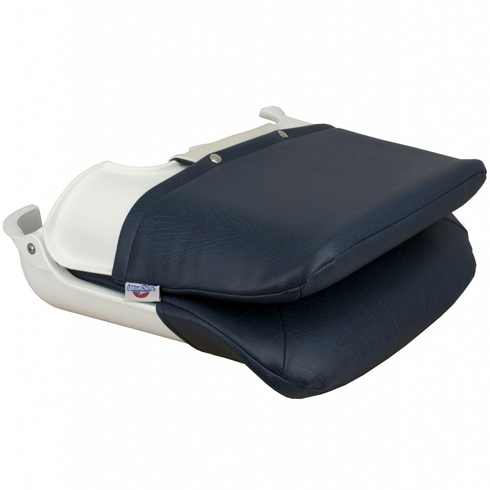 Springfield Skipper Standard Seat Fold Down - White/Blue - Marine Parts OnlyBoat OutfittingSpringfield Marine