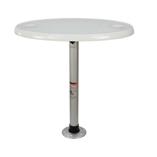 Springfield Thread - Lock&trade; Electrified Oval Table Package w/LED Lights &amp; USB Ports - Marine Parts OnlyBoat OutfittingSpringfield Marine