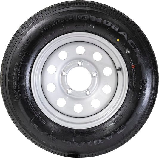 ST205/75R15 8 PLY DIAMONDBACK ON 15 - Marine Parts OnlyTASKMASTER