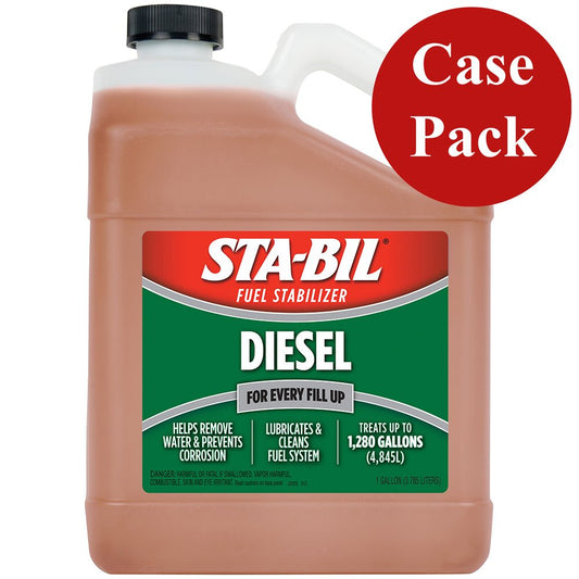 STA - BIL Diesel Formula Fuel Stabilizer &amp; Performance Improver - 1 Gallon *Case of 4* - Marine Parts OnlyAutomotive/RVSTA - BIL
