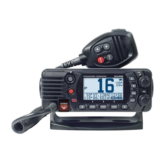 Standard Horizon GX1410GB Eclipse Series 25W Fixed Mount VHF/GPS - Black - Marine Parts OnlyCommunicationStandard Horizon