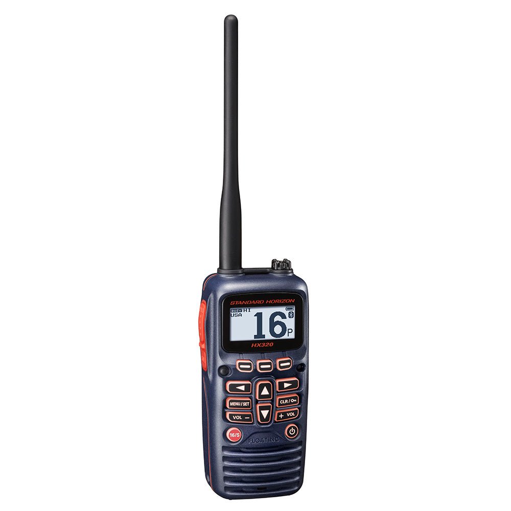 Standard Horizon HX320 Handheld VHF 6W, Bluetooth, USB Charge - Marine Parts OnlyCommunicationStandard Horizon