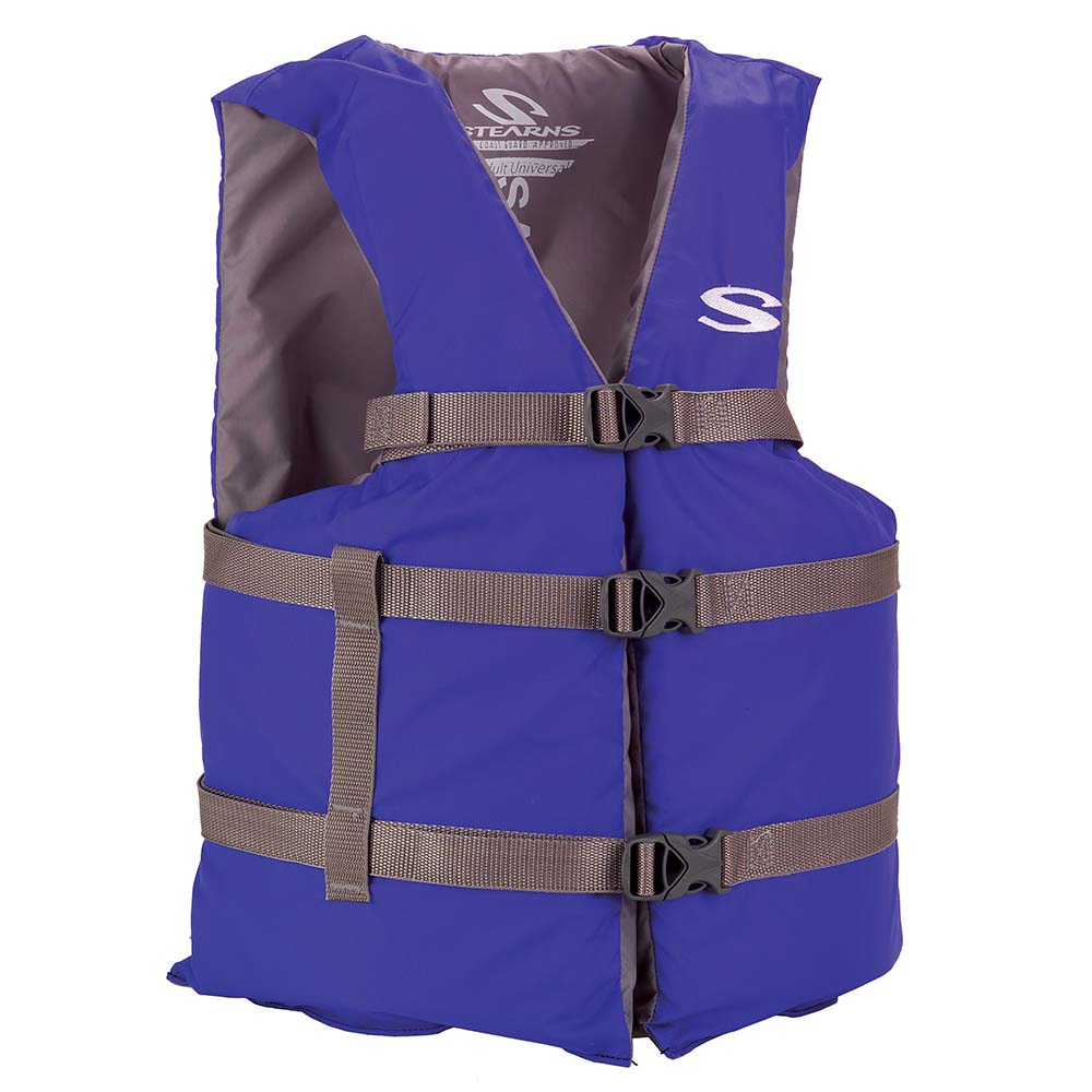 Stearns PFD 2001 Adult Boat Universal Blue Display for Adults Over 90lbs - Chest Size Of 50" - Marine Parts OnlyPaddlesportsStearns