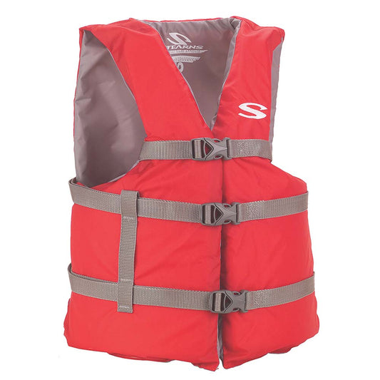 Stearns PFD 2001 Adult Boat Universal Red Display f/Adults Over 90lbs - Chest Size Of 50" - Marine Parts OnlyPaddlesportsStearns