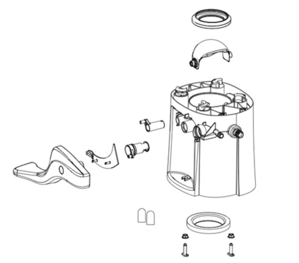 STYLE 2 TOILET BASE - Marine Parts OnlyTHETFORD