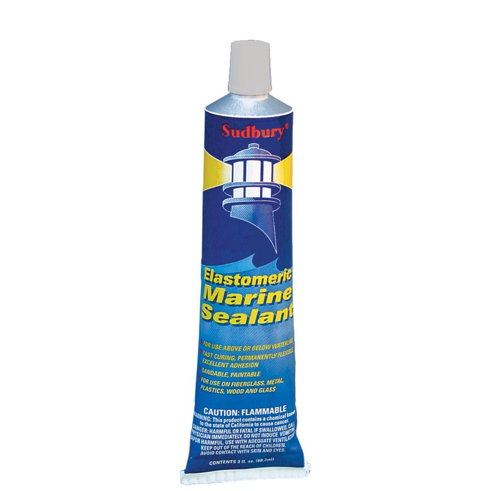 Sudbury Elastomeric 3 oz (89ml) Sealant Tube - Clear - Marine Parts OnlyBoat OutfittingSudbury