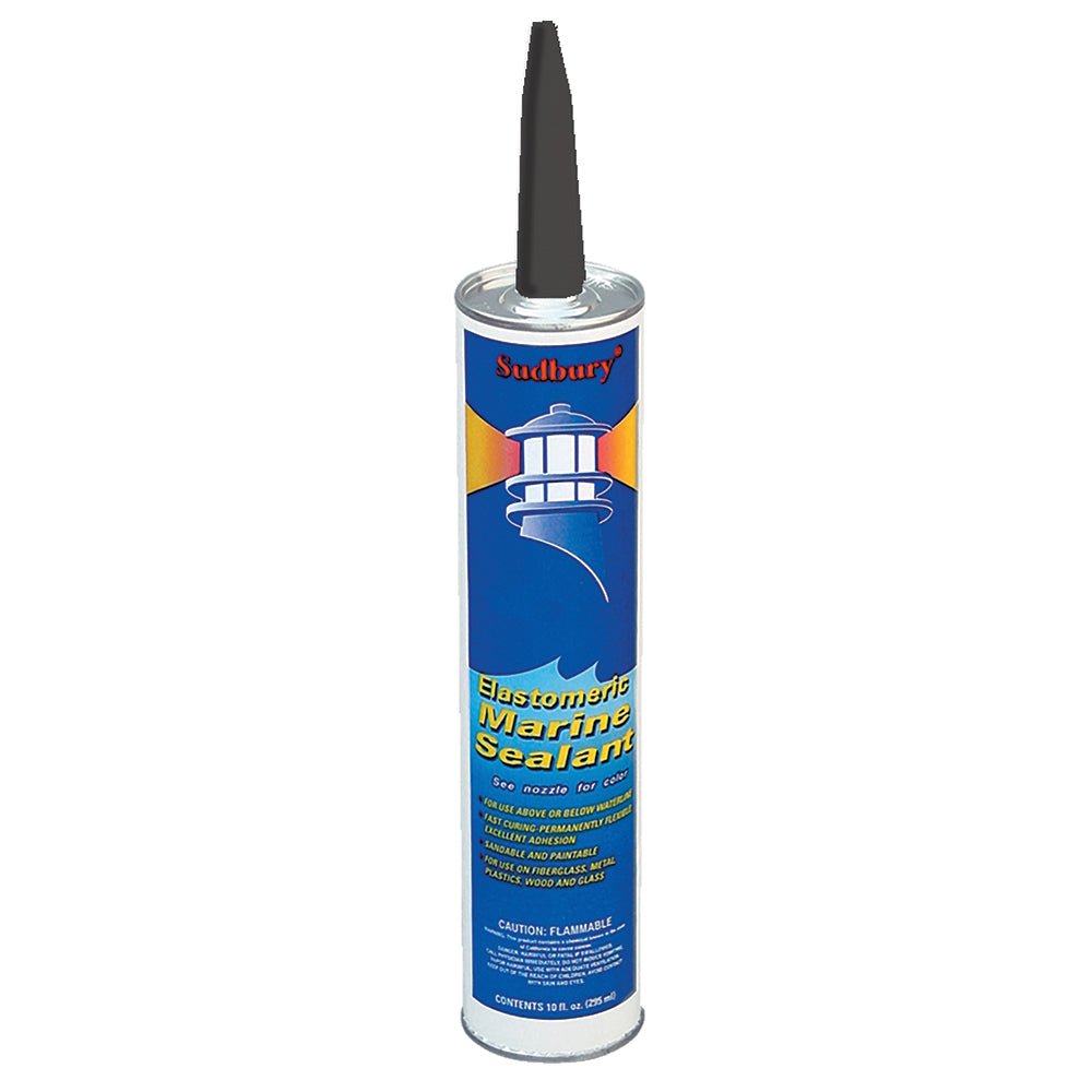 Sudbury Elastomeric Marine Sealant - 10oz Cartridge - Black - Marine Parts OnlyBoat OutfittingSudbury