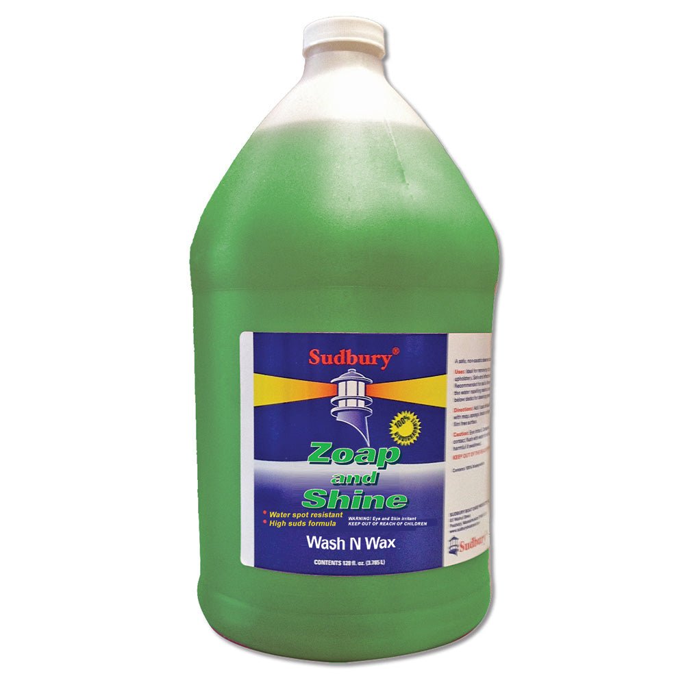 Sudbury Zoap &amp; Shine - Gallon - Marine Parts OnlyBoat OutfittingSudbury