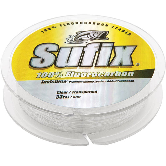 Sufix 100% Fluorocarbon Invisiline&trade; Leader - 50lb - 33yds - Marine Parts OnlyHunting & FishingSufix