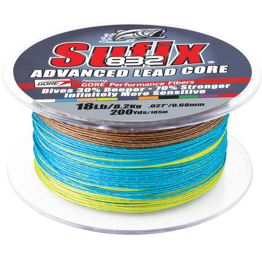 Sufix 832 Advanced Lead Core - 18lb - 10 - Color Metered - 200 yds - Marine Parts OnlyHunting & FishingSufix