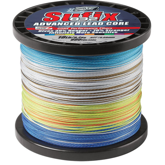 Sufix 832 Advanced Lead Core - 18lb - 10 - Color Metered - 600 yds - Marine Parts OnlyHunting & FishingSufix