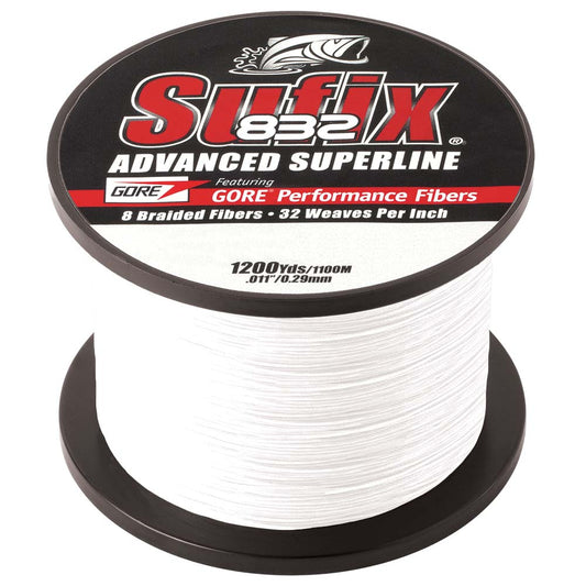 Sufix 832&reg; Advanced Superline&reg; Braid - 20lb - Ghost - 1200 yds - Marine Parts OnlyHunting & FishingSufix