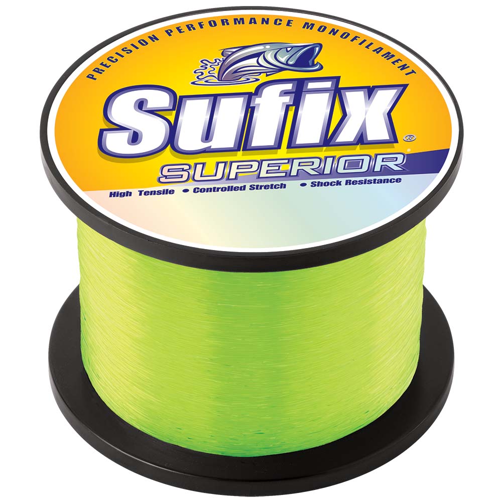 Sufix Superior Hi - Vis Yellow Monofilament - 15lb - 7410 yds - Marine Parts OnlyHunting & FishingSufix