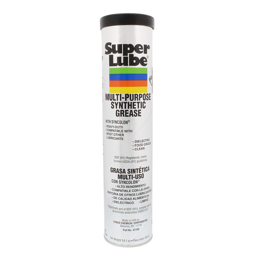 Super Lube Multi - Purpose Synthetic Grease w/Syncolon&reg; - 14.1oz Cartridge - Marine Parts OnlyWinterizingSuper Lube