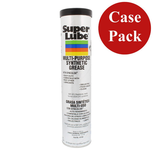 Super Lube Multi - Purpose Synthetic Grease w/Syncolon&reg; - 14.1oz Cartridge *Case of 12 - Marine Parts OnlyWinterizingSuper Lube
