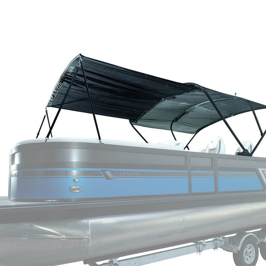 SureShade Bimini Extension f/Power Bimini - 7' Chrome Hardware w/Black Canvas - Marine Parts OnlyBoat OutfittingSureShade