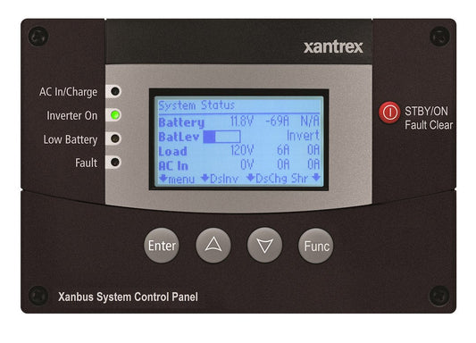 SYSTEM CONTROL PANEL - Marine Parts OnlyXANTREX LLC