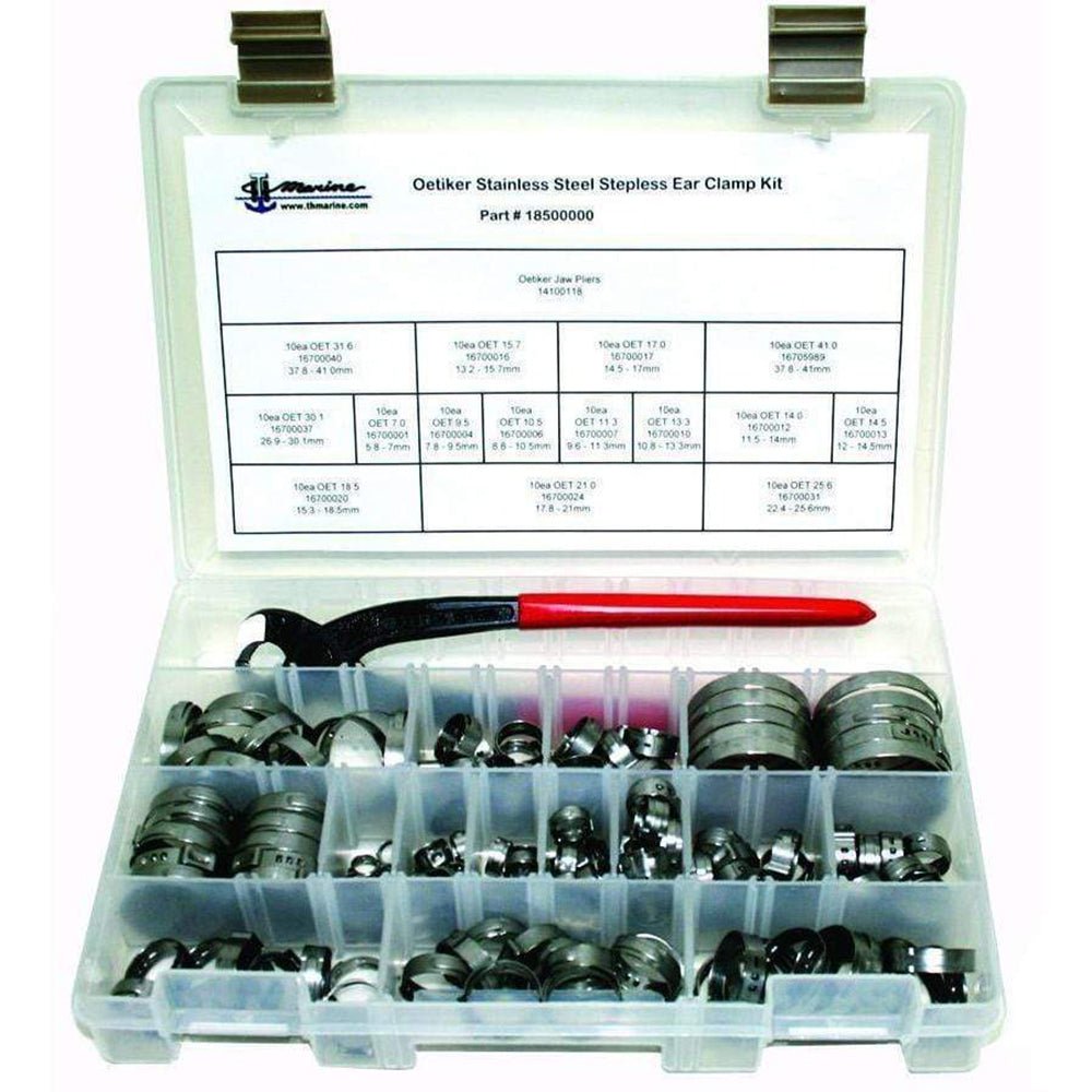 T - H Marine Oetiker Stepless Clamp Kit w/Pliers - Marine Parts OnlyBoat OutfittingT - H Marine Supplies