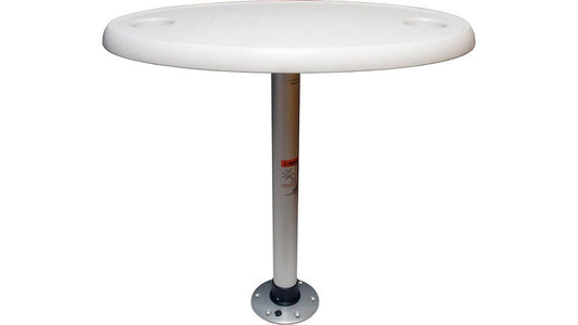 TABLE PACKAGE 18X30 OVAL WHITE - Marine Parts OnlySPRINGFIELD