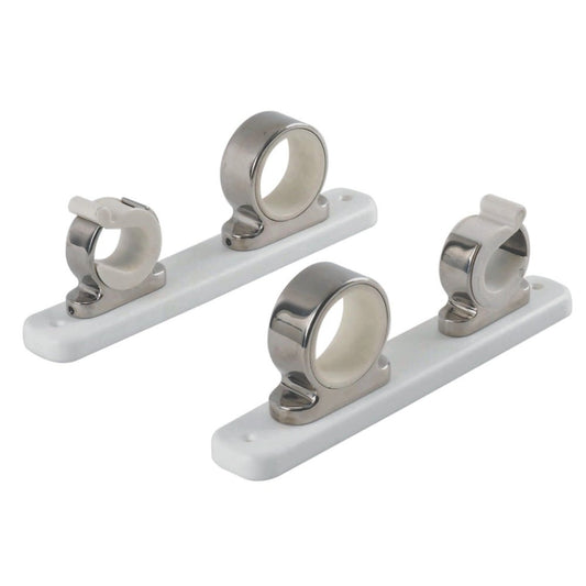 TACO 2 - Rod Hanger w/Poly Rack - Polished Stainless Steel - Marine Parts OnlyHunting & FishingTACO Marine
