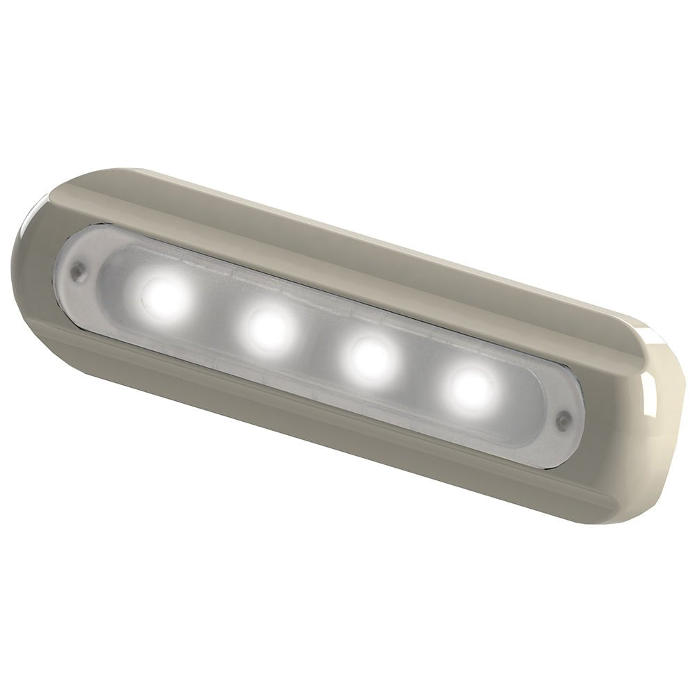 TACO 4 - LED Deck Light - Flat Mount - White Housing - Marine Parts OnlyLightingTACO Marine