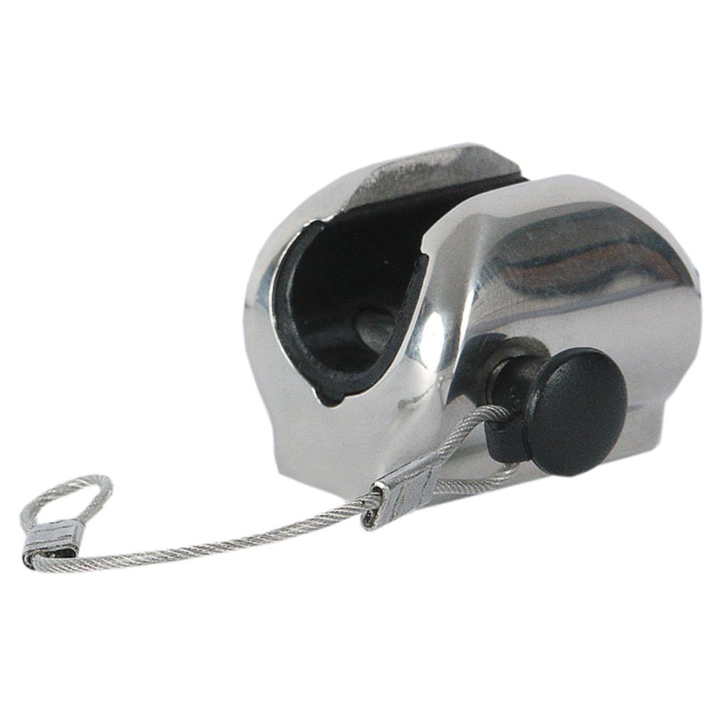 TACO Flat Deck Hinge w/Pin &amp; Lanyard - Fits 7/8" Tube - Marine Parts OnlyMarine HardwareTACO Marine