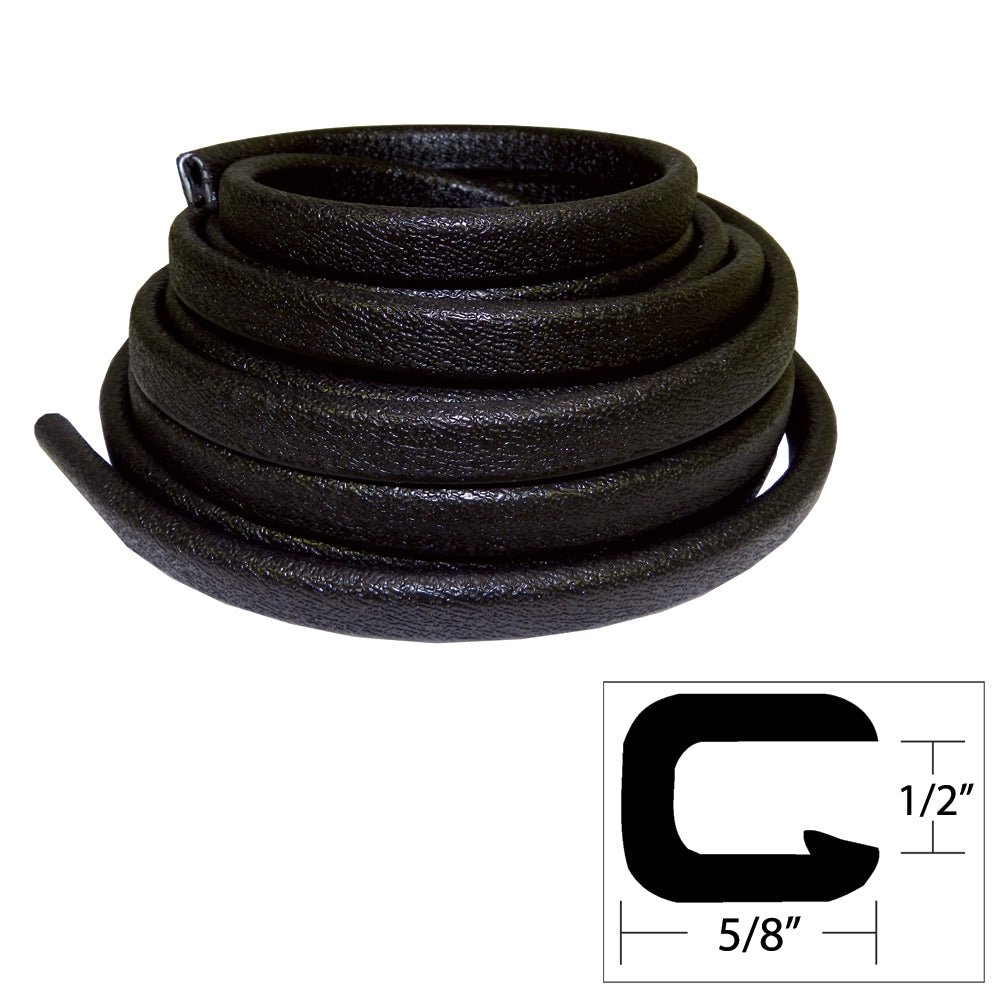 TACO Flexible Vinyl Trim - &189;" Opening x &8541;"W x 25'L - Black - Marine Parts OnlyAutomotive/RVTACO Marine