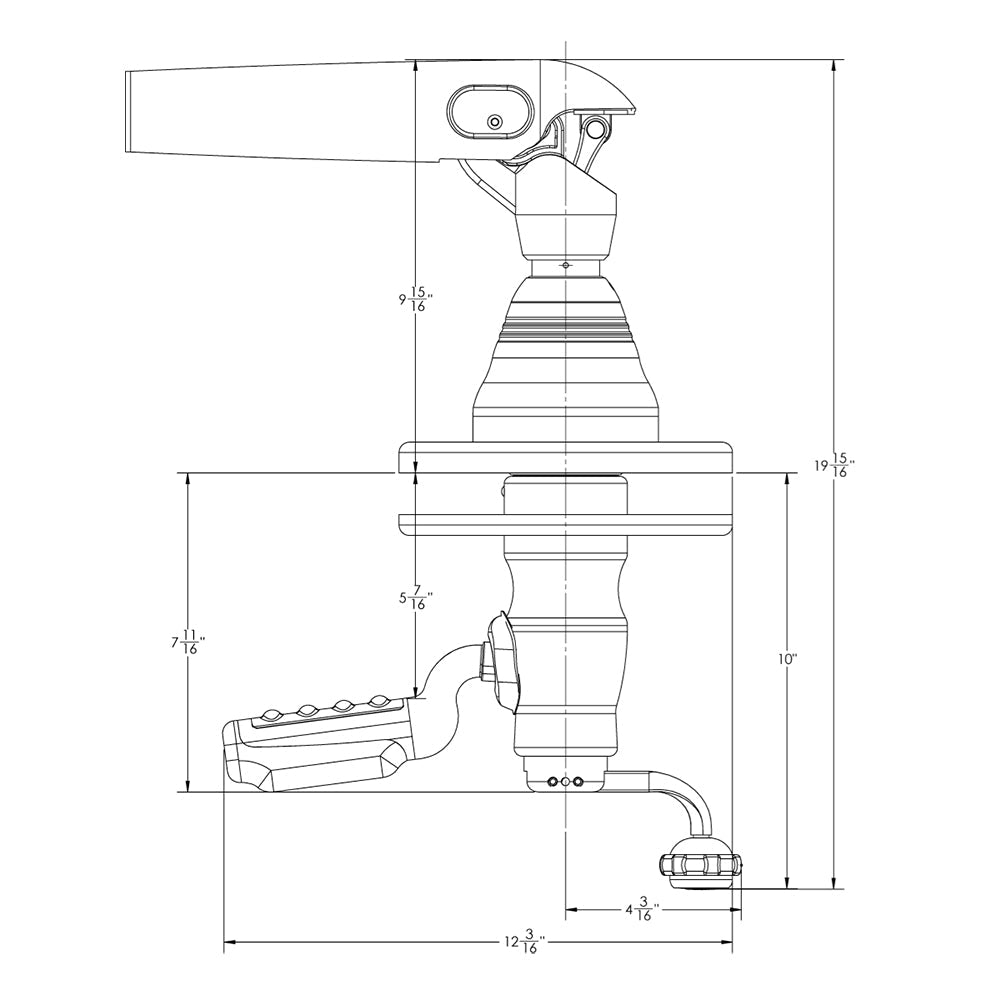 TACO GS - 500 Grand Slam Outrigger Mounts *Only Accepts CF - HD Poles - Marine Parts OnlyHunting & FishingTACO Marine