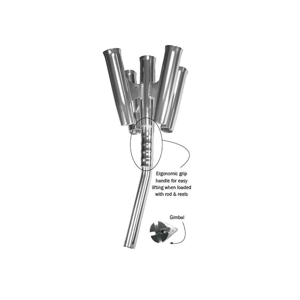 TACO Olympic 5 - Rod Holder Cluster - Marine Parts OnlyHunting & FishingTACO Marine