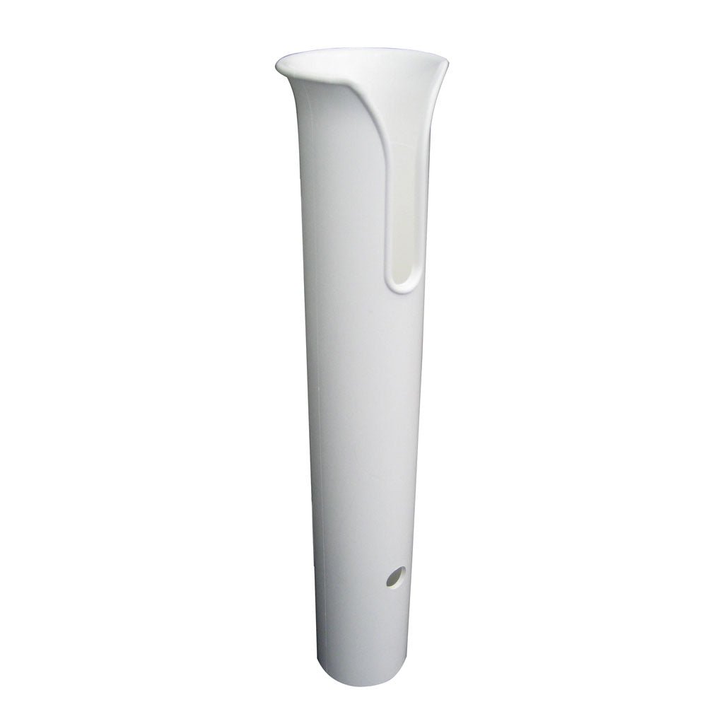 TACO Poly Thru - Bolt Rod Holder w/Mounting Holes - No Hardware - White - Marine Parts OnlyHunting & FishingTACO Marine