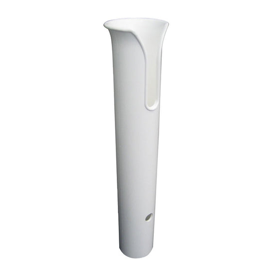 TACO Poly Thru - Bolt Rod Holder w/Mounting Holes - No Hardware - White - Marine Parts OnlyHunting & FishingTACO Marine