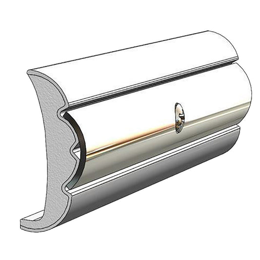 TACO Rigid Vinyl Flex - Core Rub Rail 1.58" x .635" - Frosty White 60&39; - Marine Parts OnlyMarine HardwareTACO Marine