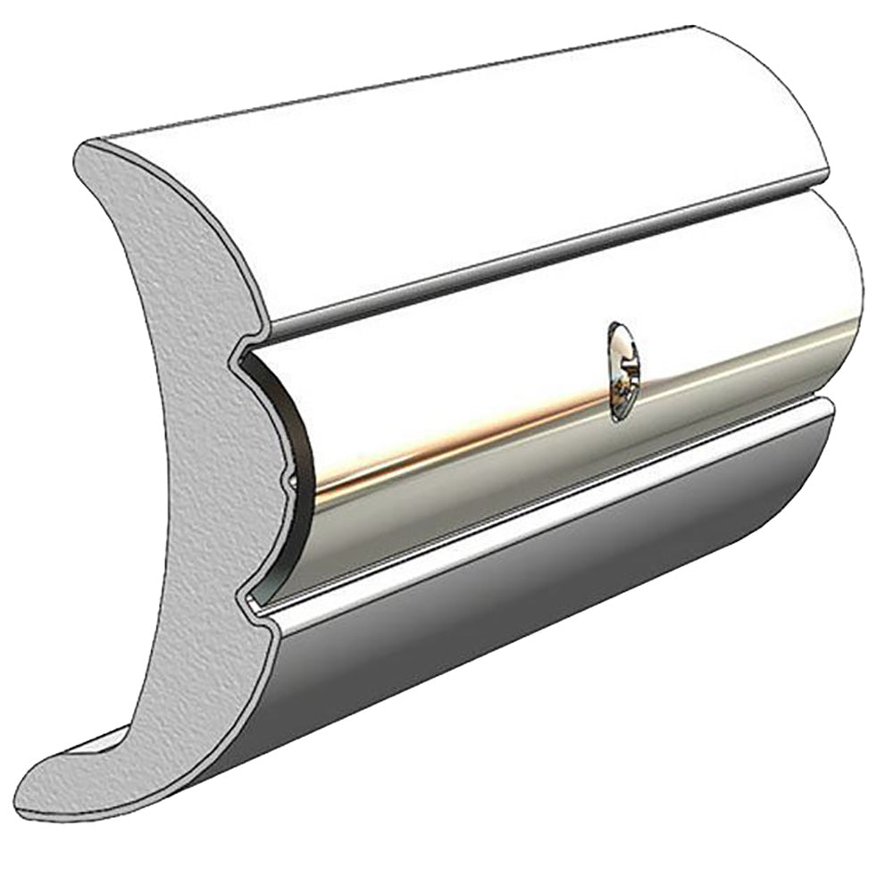 TACO Rigid Vinyl Flex - Core Rub Rail 2" x 7/8" - Frosty White 60&39; - Marine Parts OnlyMarine HardwareTACO Marine
