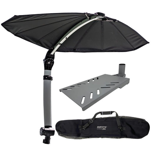 TACO ShadeFin Mini w/Black Fabric - Bag &amp; Swivel Seat Mount Kit - Marine Parts OnlyBoat OutfittingTACO Marine