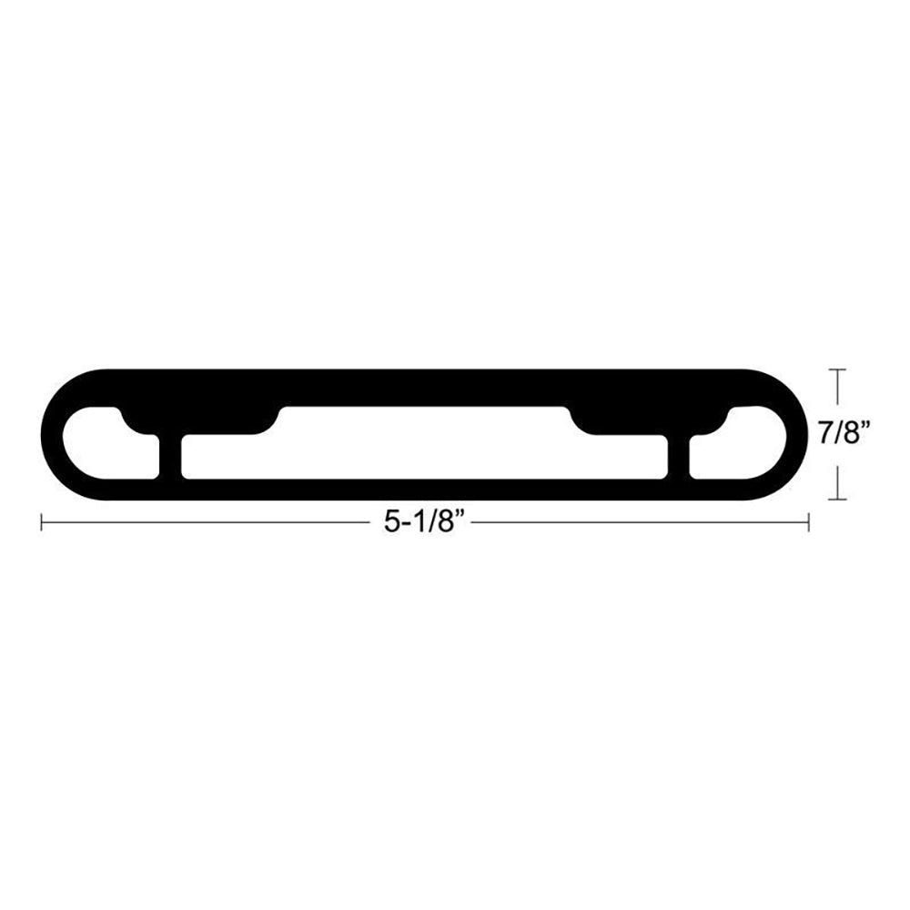 TACO T - Top Extrusion Plate Pre - Drilled for Grand Slams - 20" - Pair - Marine Parts OnlyHunting & FishingTACO Marine