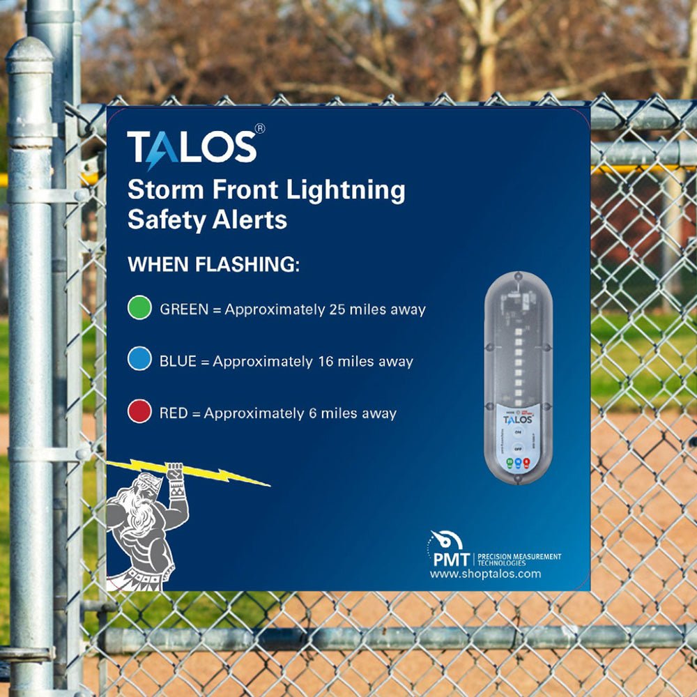 TALOS Standard Lightning Detector w/14"x14" Safety Information Sign - Marine Parts OnlyMarine SafetyTALOS
