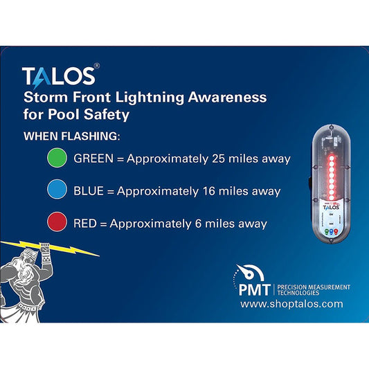 TALOS Standard Lightning Detector w/18"x24" Safety Information Sign - Marine Parts OnlyMarine SafetyTALOS